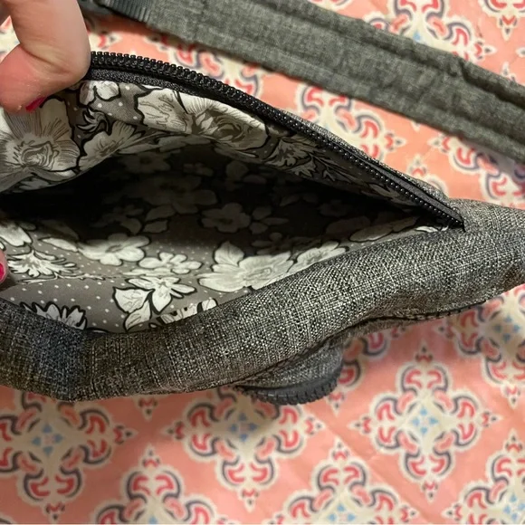 Vera Bradley Gray Sling Bag - Picture 5 of 5